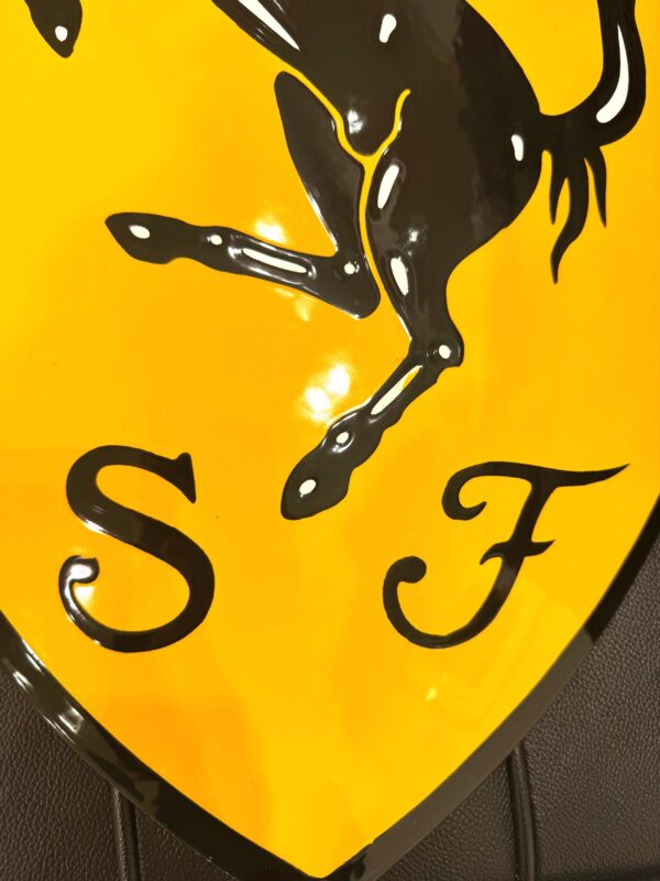 Zeldzaam groot Ferrari Emaille Bord VERKOCHT