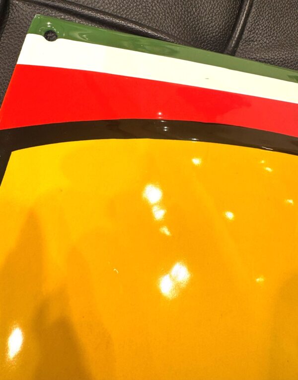 Zeldzaam groot Ferrari Emaille Bord VERKOCHT