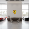Zelfdzaam groot Ferrari bord