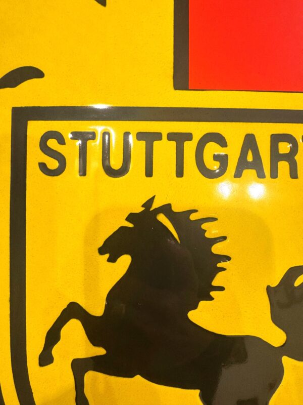 Imposant Porsche bord - zware kwaliteit