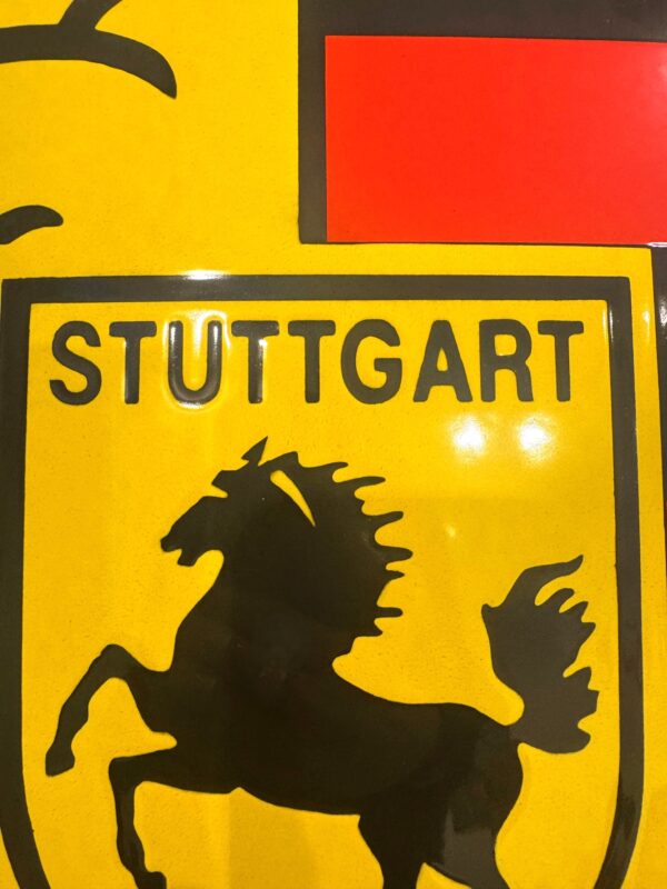 Imposant Porsche bord - zware kwaliteit