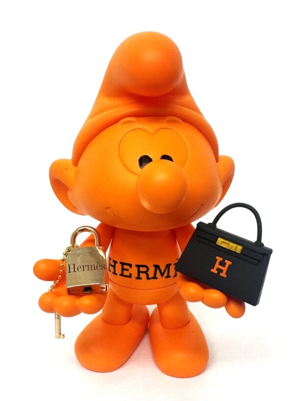 smurf deluxe oranje 4 Smurf DeLuxe 20 cm. hoog