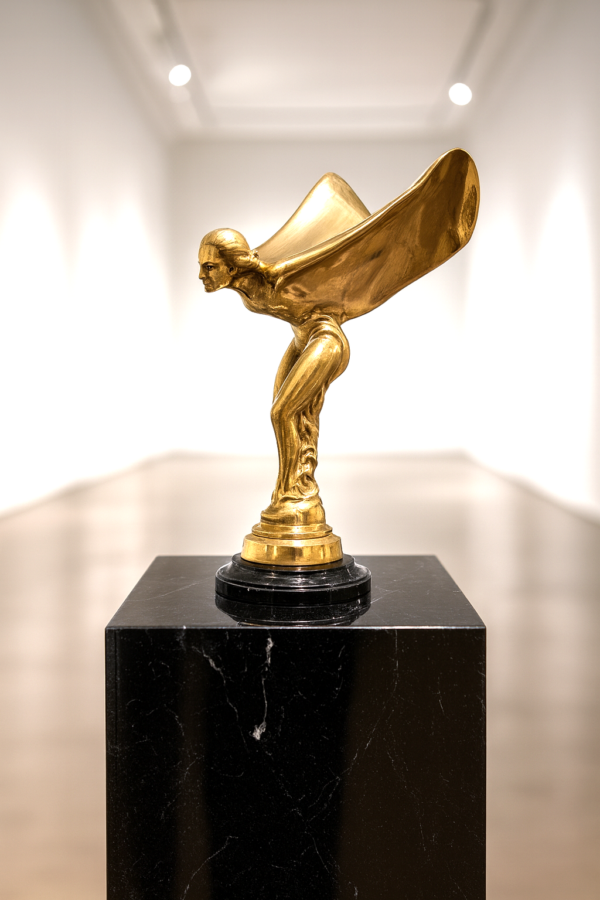 Spirit of Ecstacy Gold 38 cm. hoog