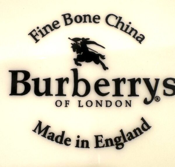 achterzijde burberry schaal langwerpig met logo Vintage Burberry Schaal 30 x 18 cm