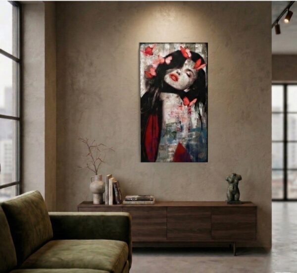 Werk Desireful van Hans Jochem Bakker in interieur