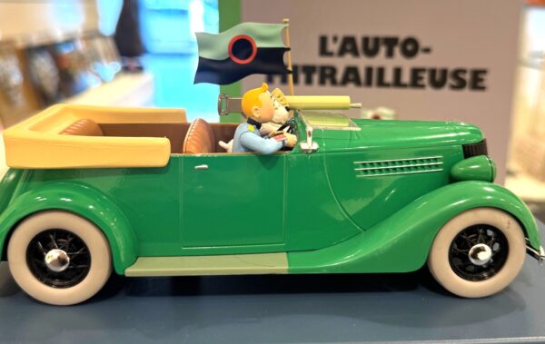Schaalmodel Legerauto 1:24 - Kuifje Tintin