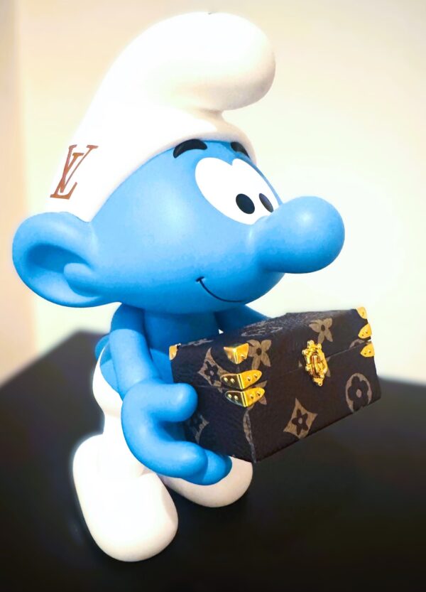 Popart Smurf Petite Valise - met luxe minikoffertje