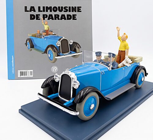 Kuifje Tintin La Limousine de Parade incl origineel boekje en display