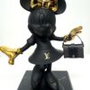 Minnie LV Noir 20 cm Minnie LV Noir 20 cm voorzien van prachtig miniatuur tasje