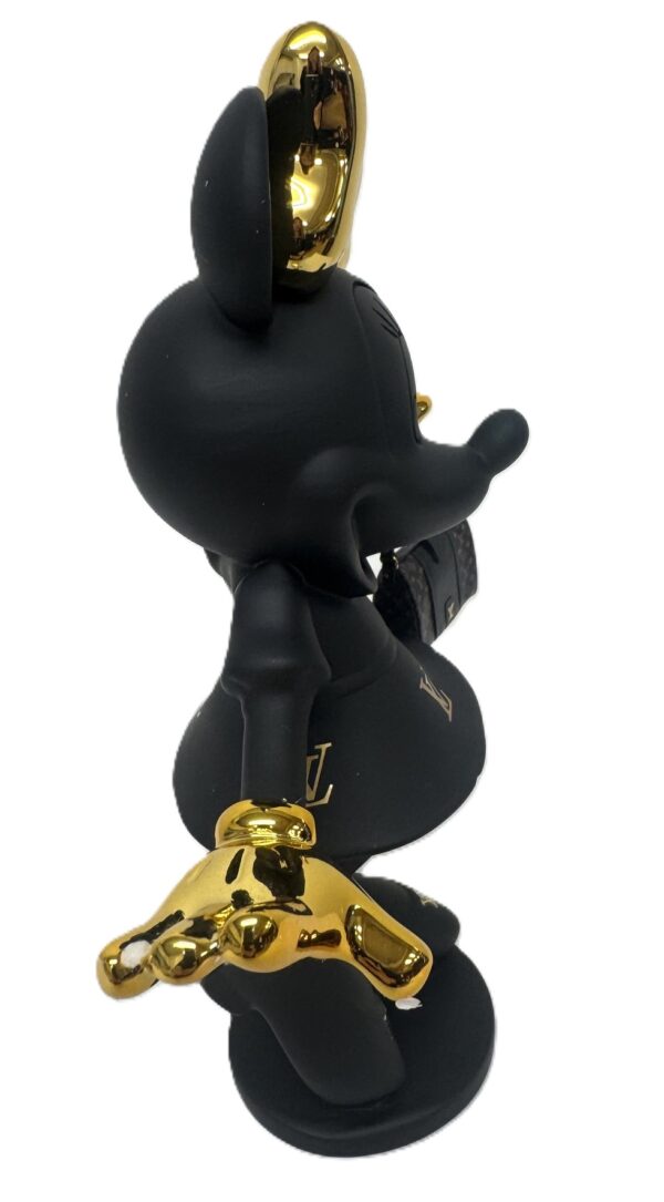 minnie lv noir zijkant Minnie LV Noir 20 cm