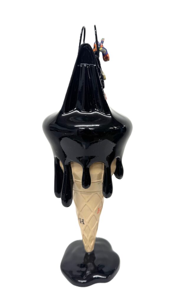 Popart sculptuur Melting Luxury Noir Popart sculptuur Melting Luxury Noir