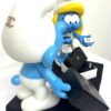 Luxury Present for Smurfin Luxury present for smurfin - popart kunstwerk met smurf en smurfin waarbij smurfin een luxe tas krijgt