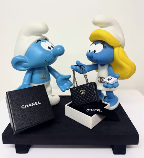 Luxury Present for Smurfin Luxury Present for Smurfin - popart kunstwerk