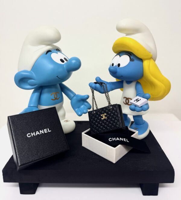 Luxury Present for Smurfin Luxury Present for Smurfin - popart kunstwerk