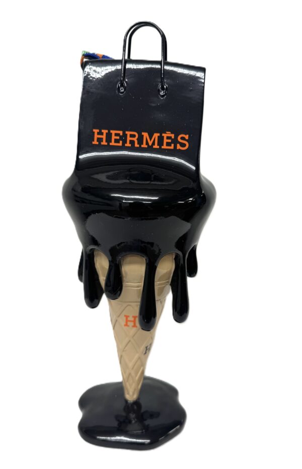 melting luxury ijsje hermes zwart achterkant Melting Luxury Hermès Noir