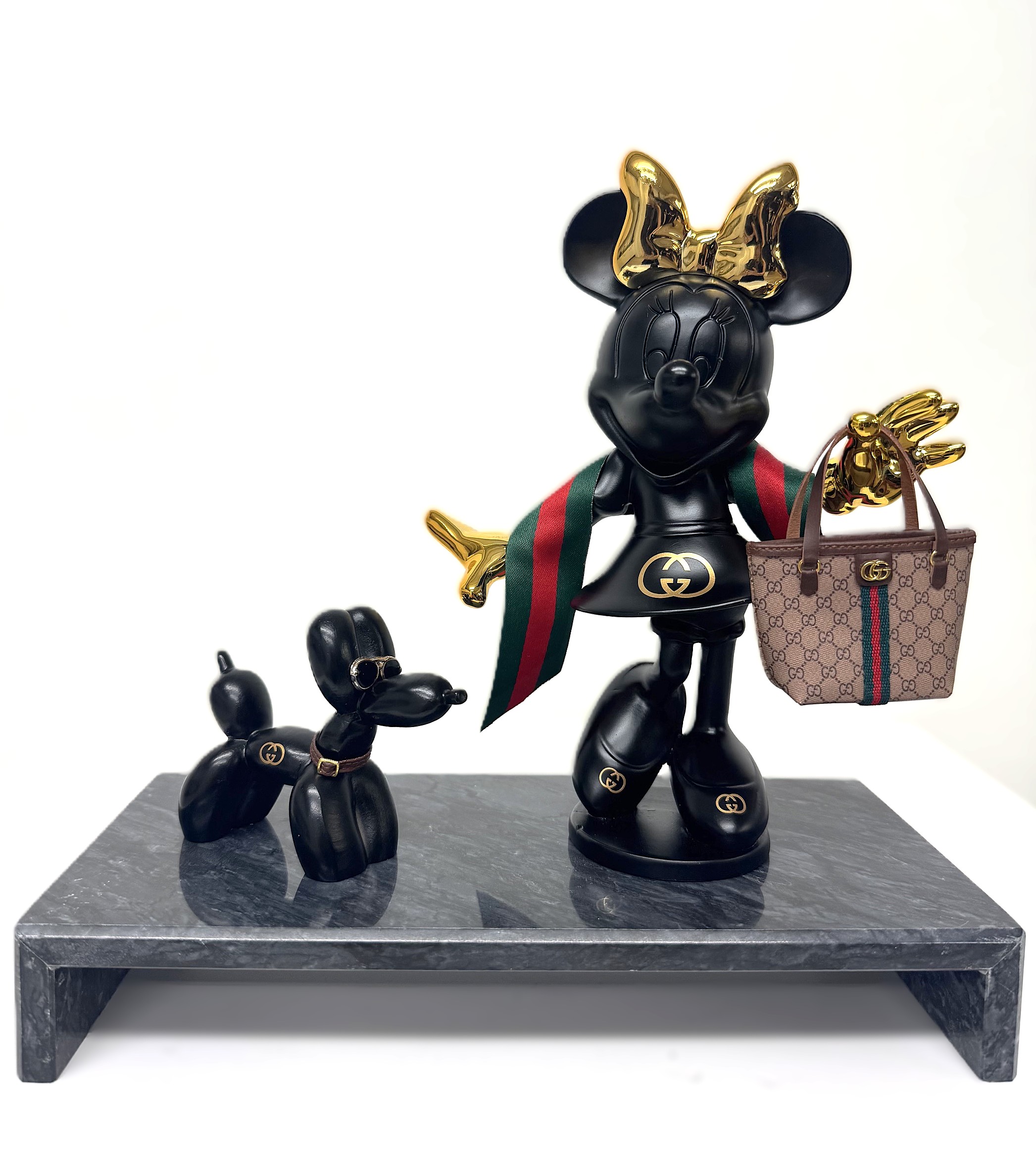 Minnie Gucci Noir - nu met gratis balloon dog Gucci Minnie Gucci nu met gratis balloon dog Gucci