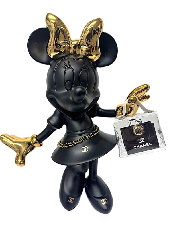 Schitterend Popartbeeld Minnie Mouse van 30 cm. hoog