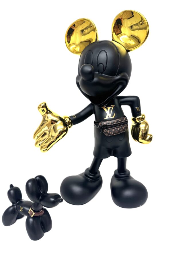 Mickey & Dog LV Noir - 30 cm. Mickey & Dog LV Noir - 30 cm.