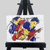 mini schilderijtje Herman Brood The Beat Goes On