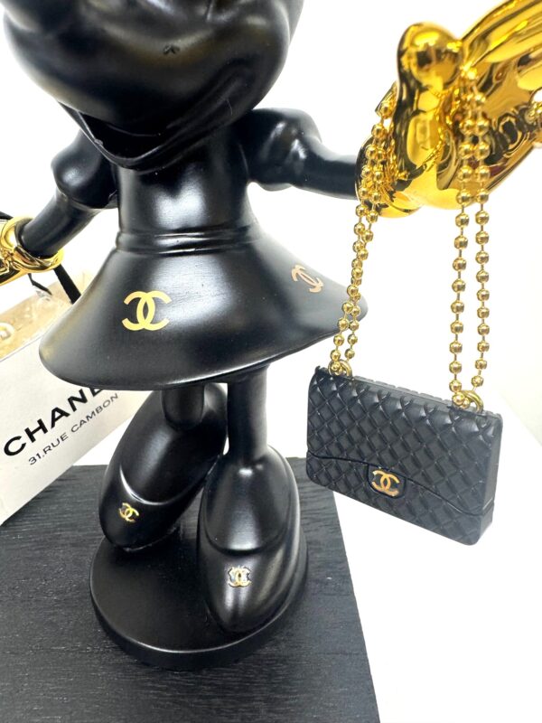 minnie & Dog Noir Gold - 1 van 20 tasje detail Minnie & Dog Noir Gold- luxury set ed 2/20