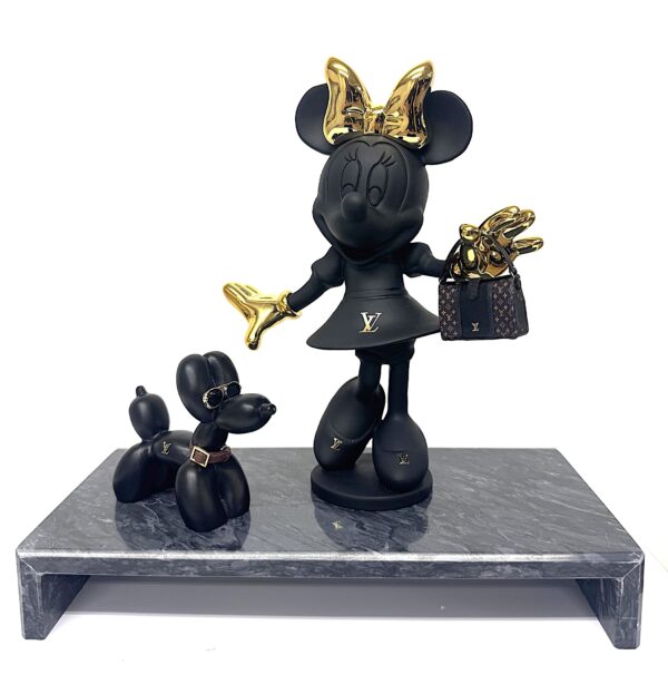 Minnie LV & Dog LV 20 cm. hoog