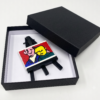 schilderijtje in luxe geschenkverpakking Mini schilderijtje Herman Brood - Forever