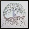 Francisco Bartus Life Tree Splash - origineel doek van 80 x 80 cm.
