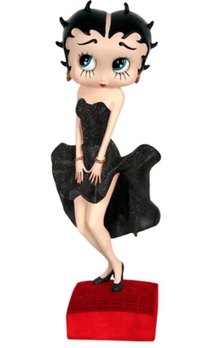 Betty Boop in Glitterjurk