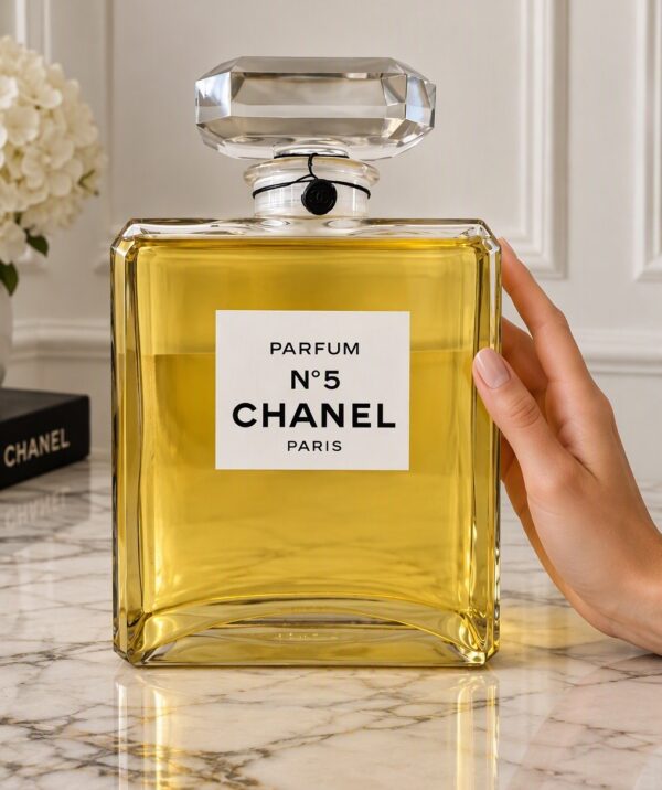 Zeldzame XXL Chanel N°5 Parfum (Factice) - 28 cm.