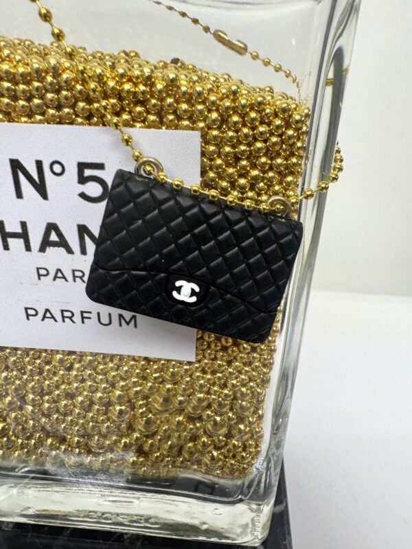 tasje popart chanelfles Popart Chanel Bottle - incl. marmeren sokkel 24 cm hoog