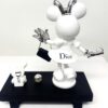 achterkant dior minnie Minnie & Teddy Dior Blanc 20 cm. hoog