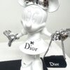 dior minnie gedetailleerd Minnie & Teddy Dior Blanc 20 cm. hoog