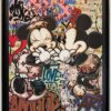 Raphaël Vanderhaegen Mickey & Minnie Raphaël Vanderhaegen Mickey & Minnie - zeer bijzonder popartwerk voor aan de muur
