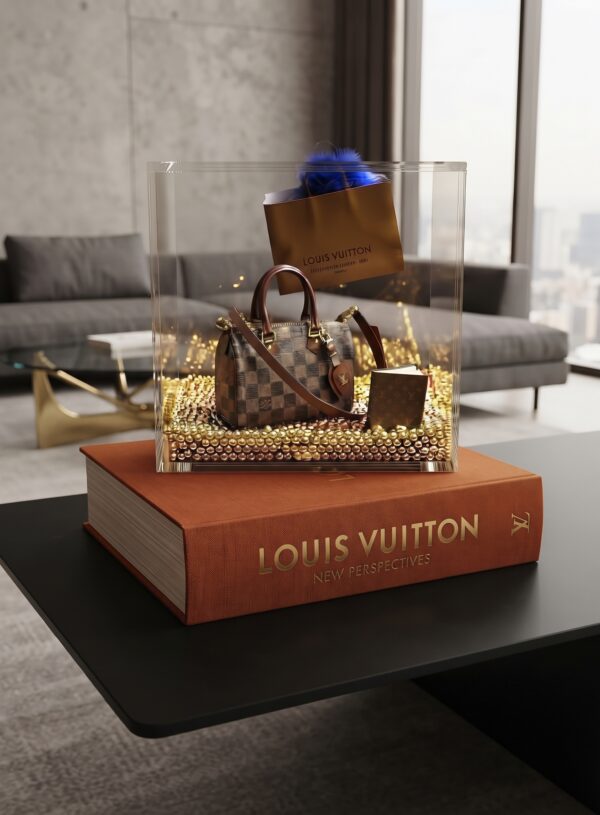 Luxury Cube 10 cm. LV  uniek