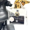 Minnie CC Transparant Bag & Dog Noir - op marmer 33 cm.